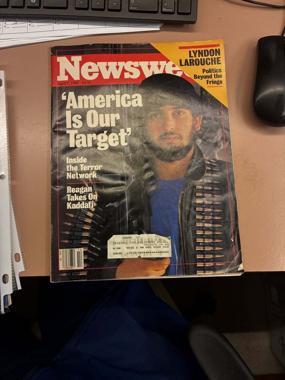 Newsweek Magazine April 7 1986 America Is Our Target
